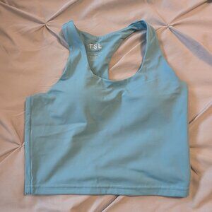 TSL "Breeze Crop Tank" - Aqua - L